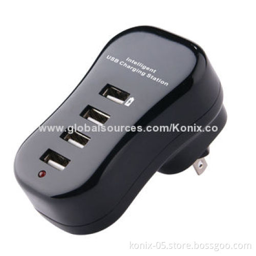 Public Charging Station, 4-port USB InterfaceNew